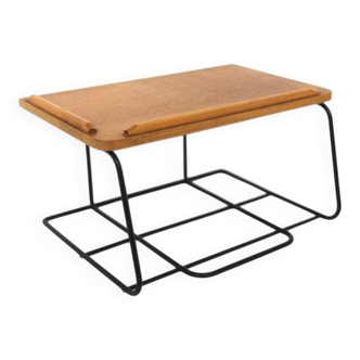 Wall shelf, Scandinavian teak bedside table, Sweden, 1950