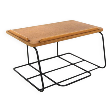 Tablette murale, chevet scandinave en teck, Suède, 1950