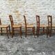 Set of 15 straw chairs