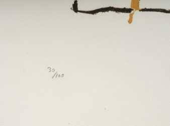 Numbered color silkscreen print, Jean-Michel Basquiat, 1990s