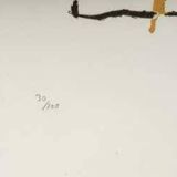 Numbered color silkscreen print, Jean-Michel Basquiat, 1990s