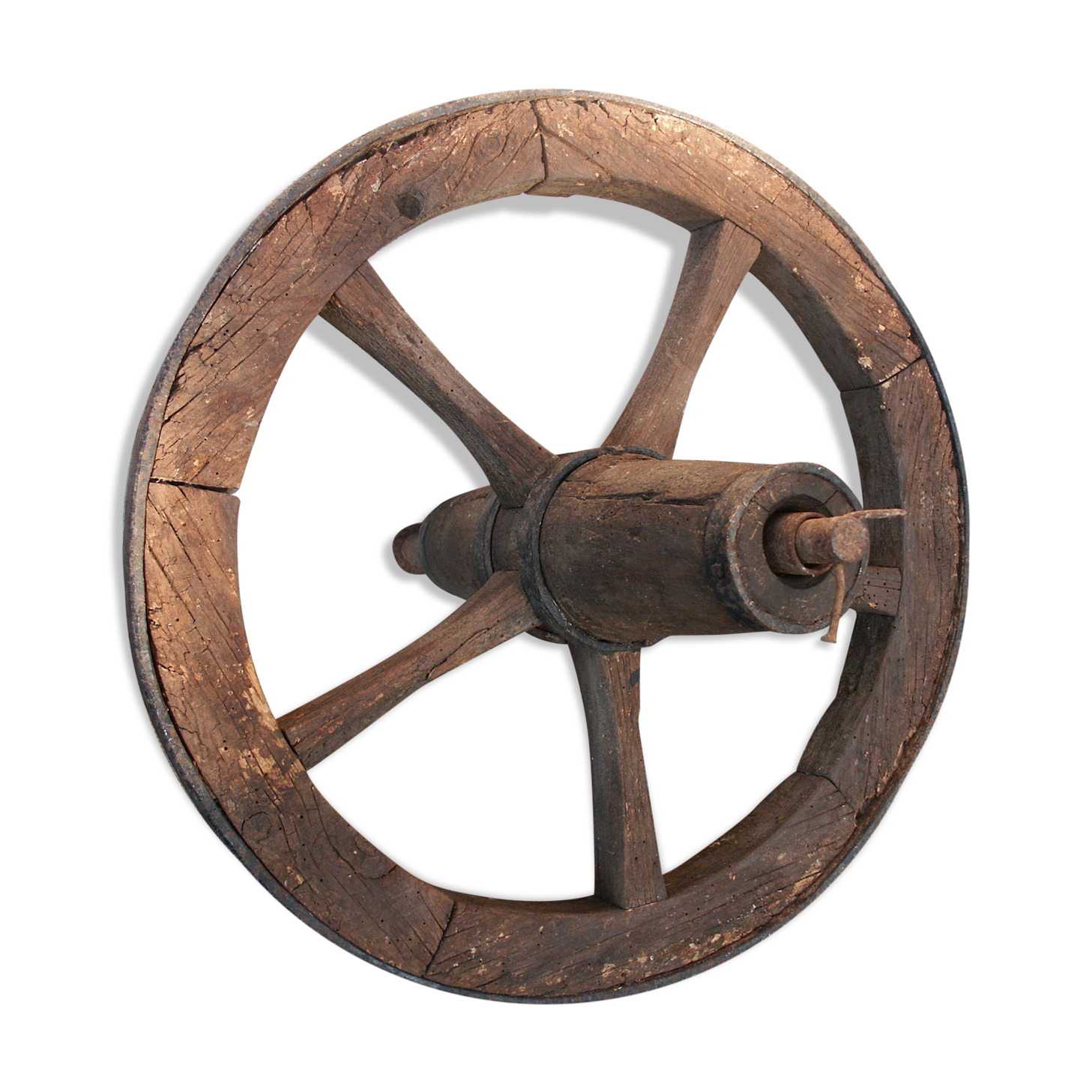 Roue de brouette ancienne