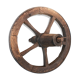 Roue de brouette ancienne