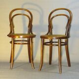 2 chairs Thonet n°14 1/2 canned, circa 1914
