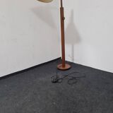 Vintage teak Danish design floor lamp by Domus