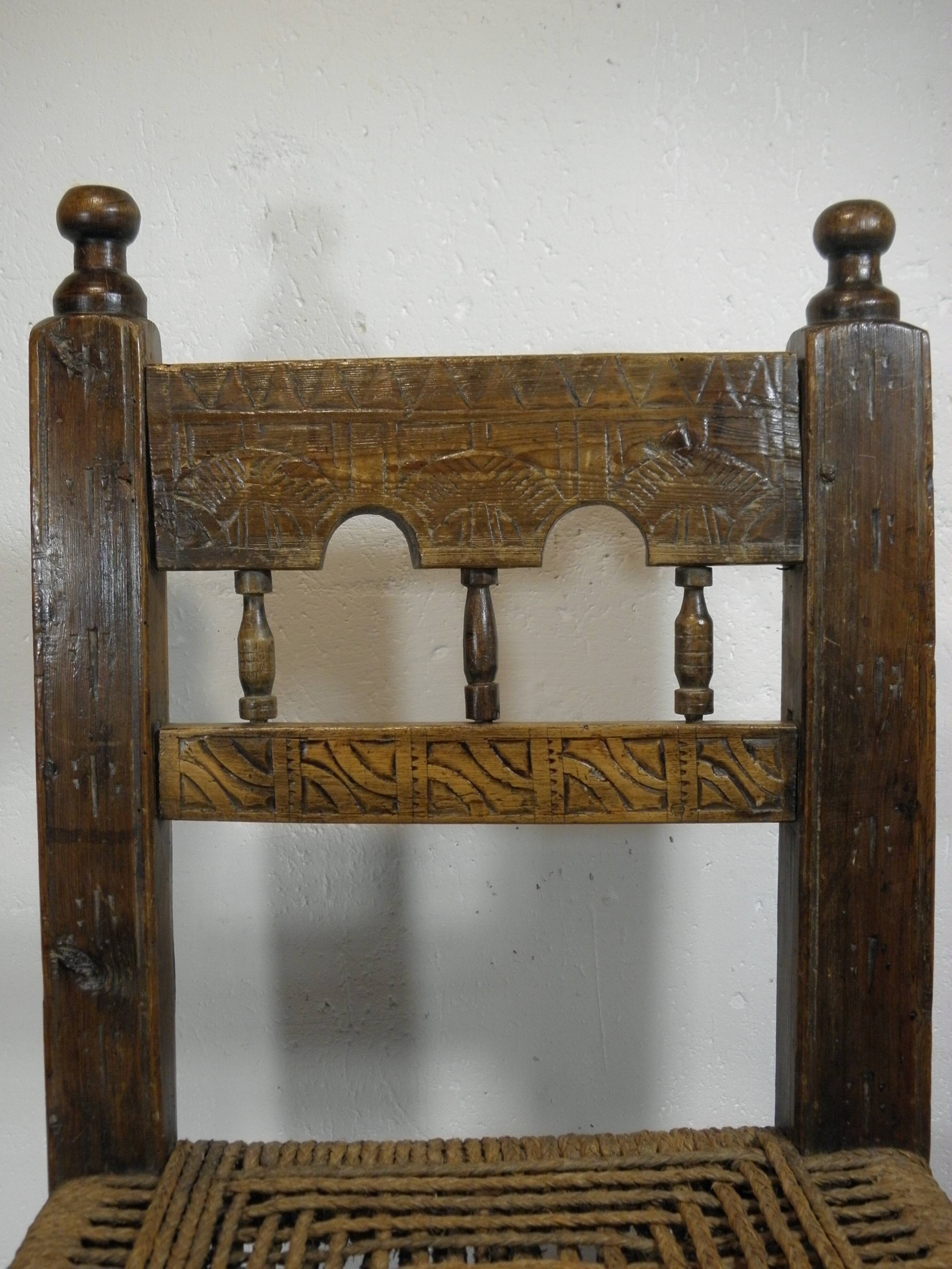 Rustic chair - Folk art - Spain