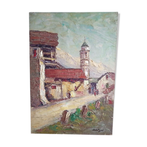 Osietzki - huile sur panneau -