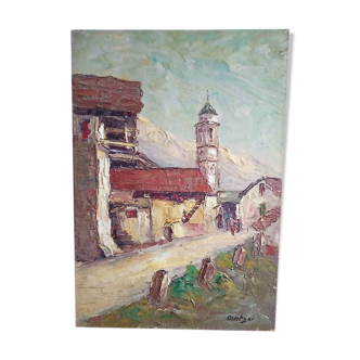 Osietzki - oil on panel - 33 x 23 cm