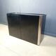 Cabinet in Black Laminate and chrome by Mario Sabot, 1980s