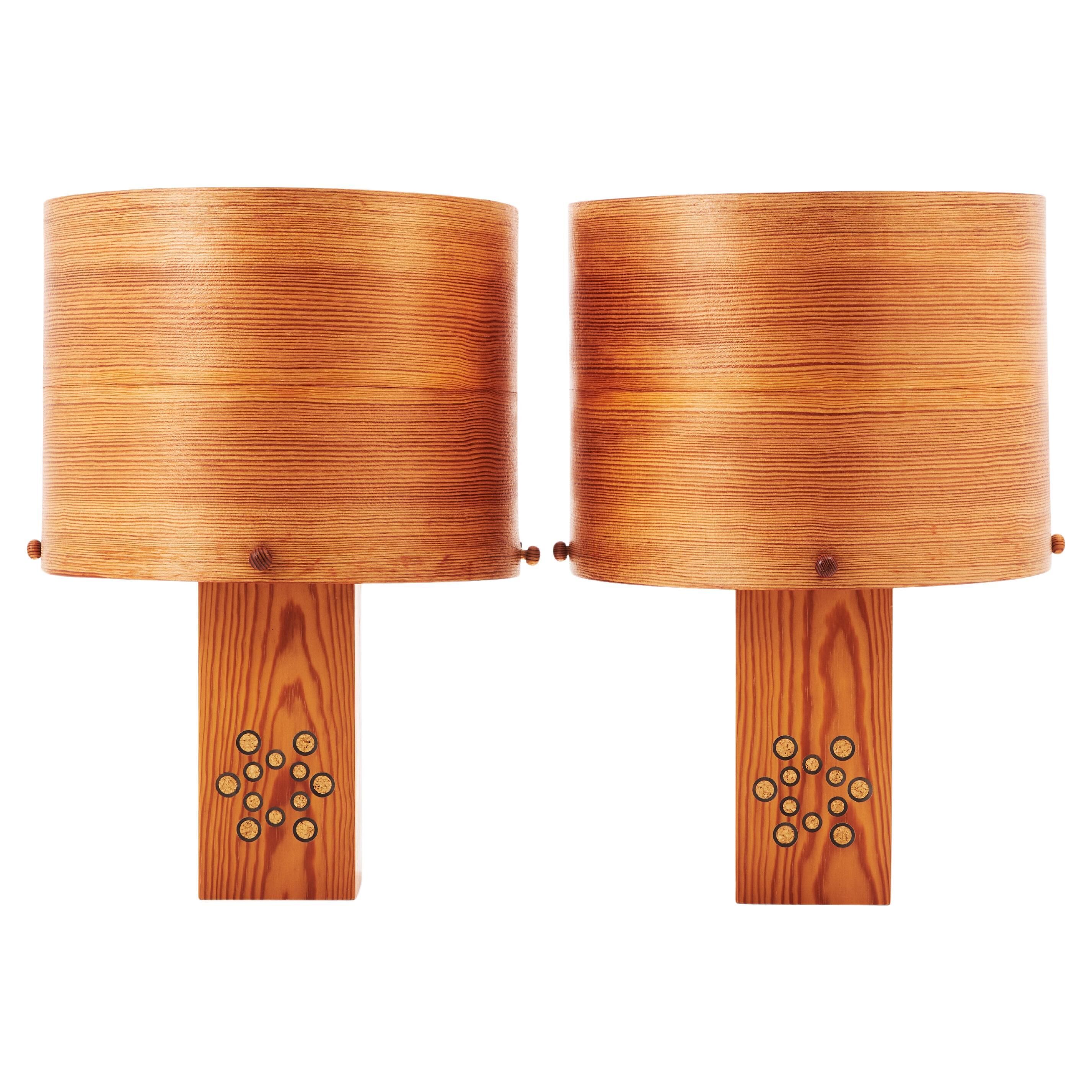 Anonymous table lamps France 1970