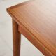 Extendable teak table by Poul Hundevad, Denmark