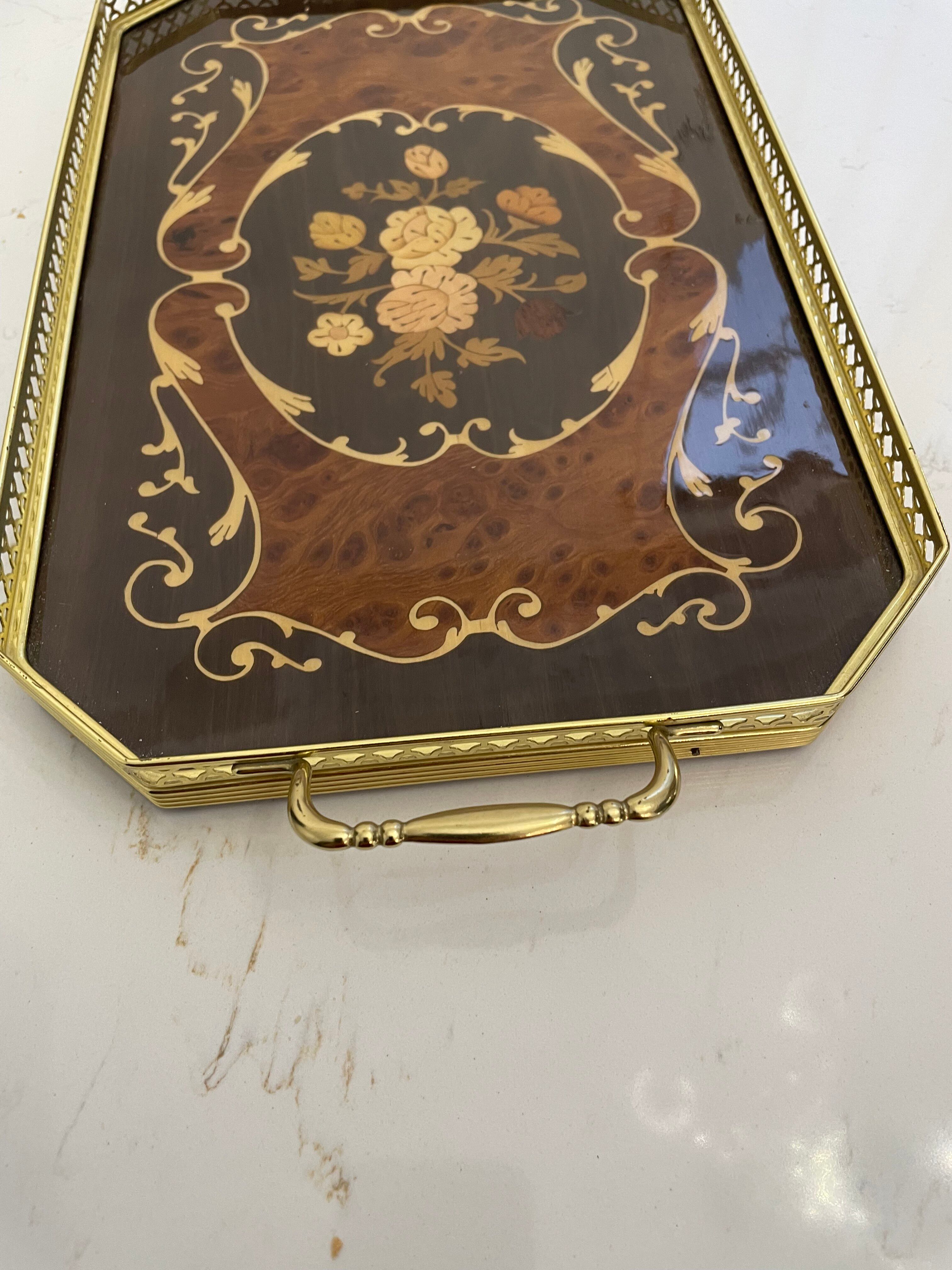 Marquetry tabletop