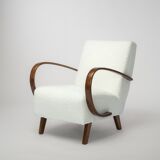 Paire de fauteuils de Jindřich Halabala, fauteuils de salon tchèques du milieu du siècle