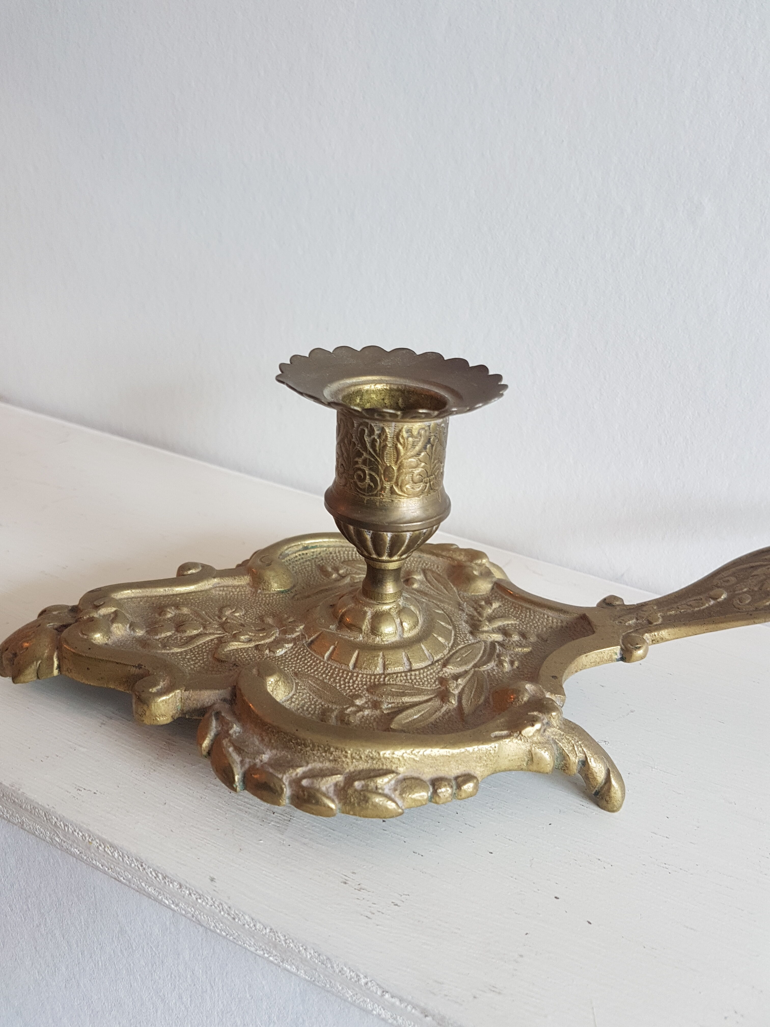 Brass candlestick