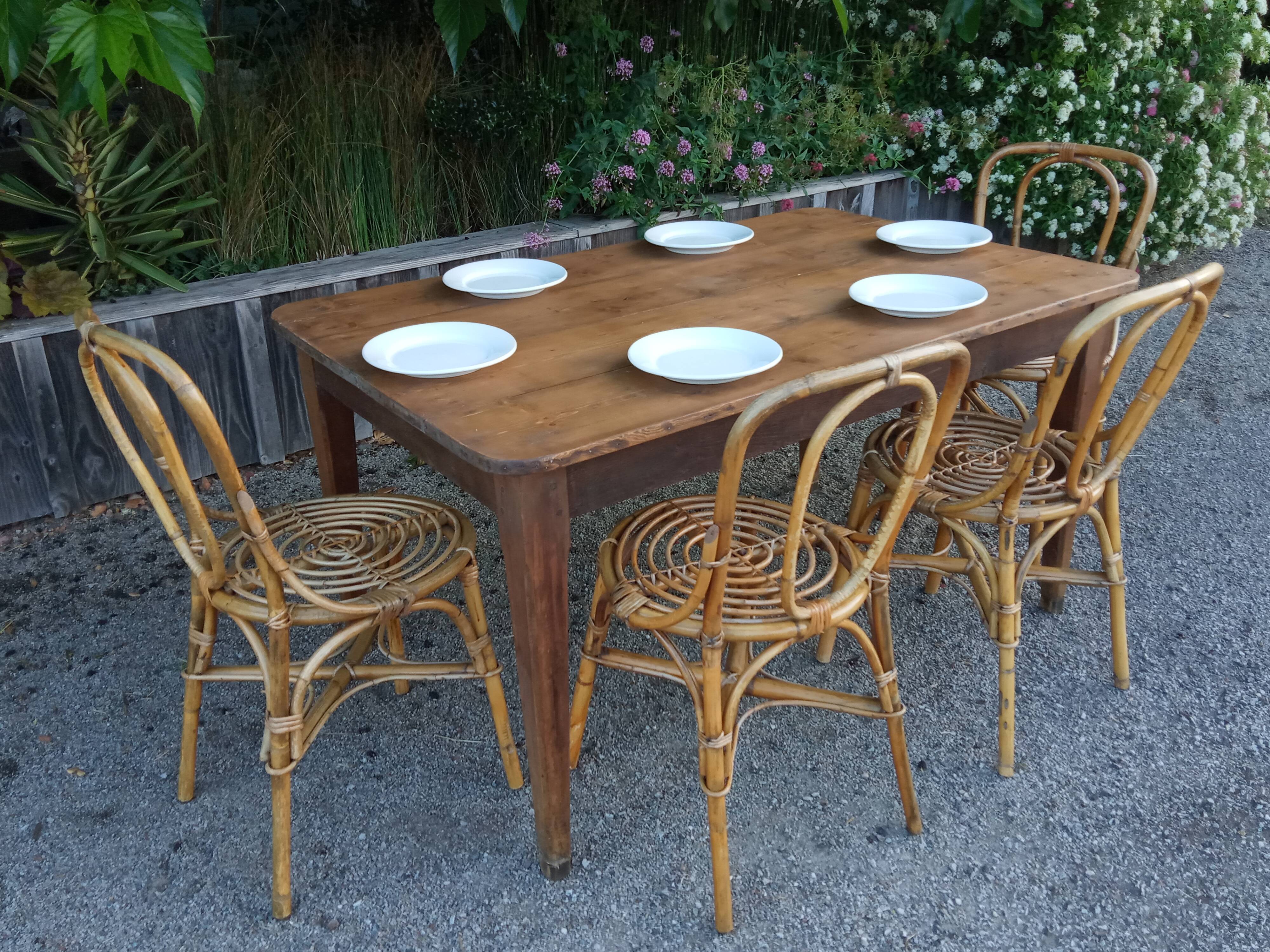 Farm table 6 people