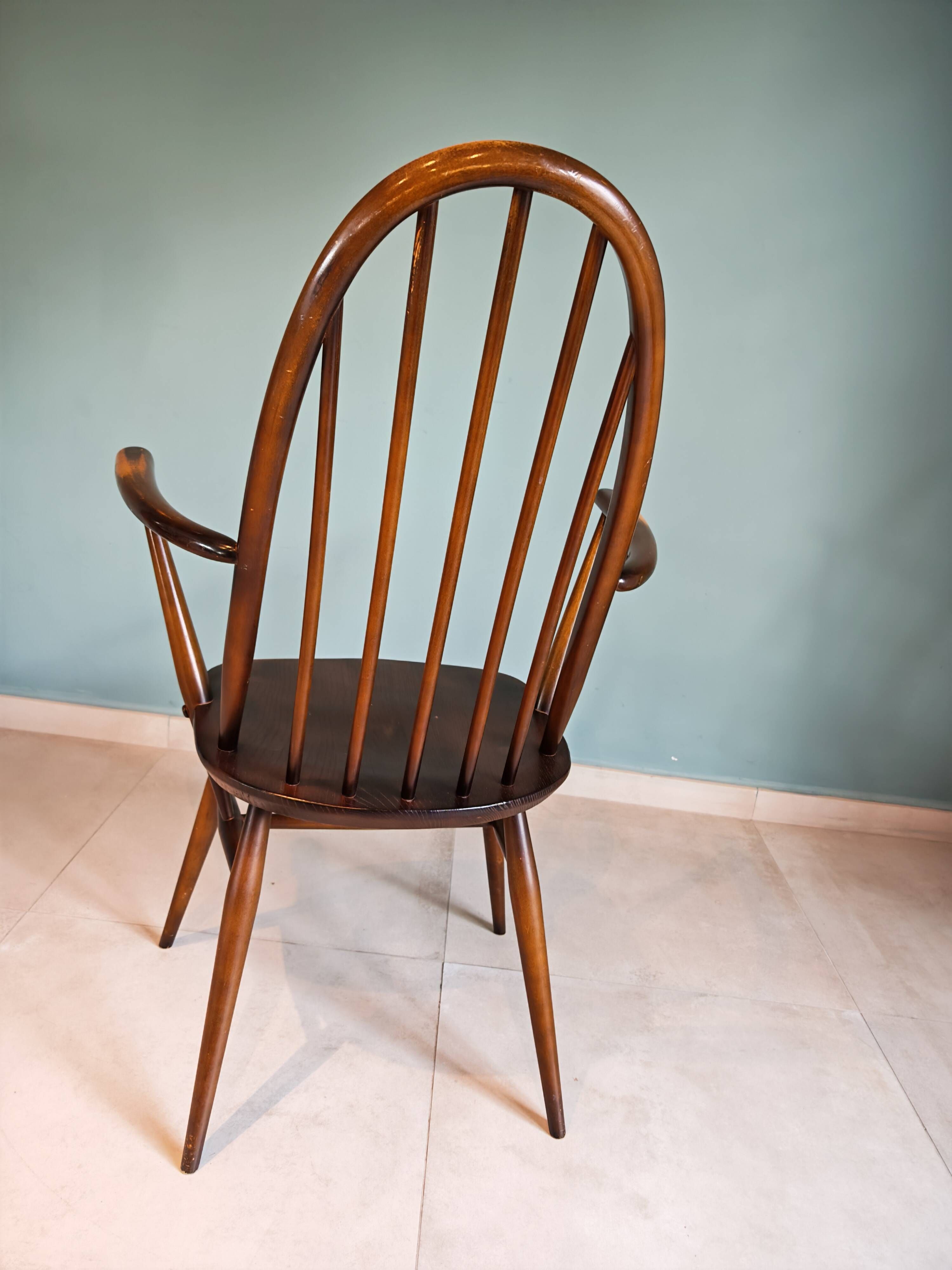 Ensemble chaise et fauteuil à barreaux attribués à Ercol Goldsmith, 1960
