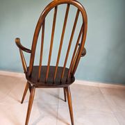 Chair & Armchair Set with Slats 1960 — Attributed to Ercol Goldsmith (St