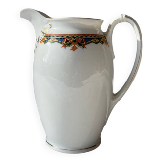 White porcelain pitcher