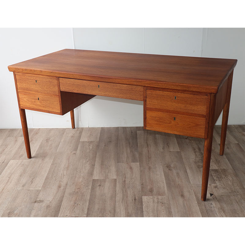 Bureau scandinave Danois en teck vers 1960