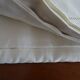 Openwork flat sheet Blue flower cotton mixed-race weft linen 325 x 220 new