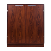 Mid-century rosewood office cabinet by Posborg i Meyhoff for Sibast, 1980s