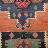 6x9 Tile Color Anatolian Kilim Rug, Turkish Kilim Rug, 174x279Cm
