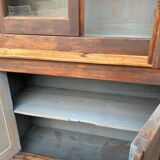 Small antique dresser in gray wood color