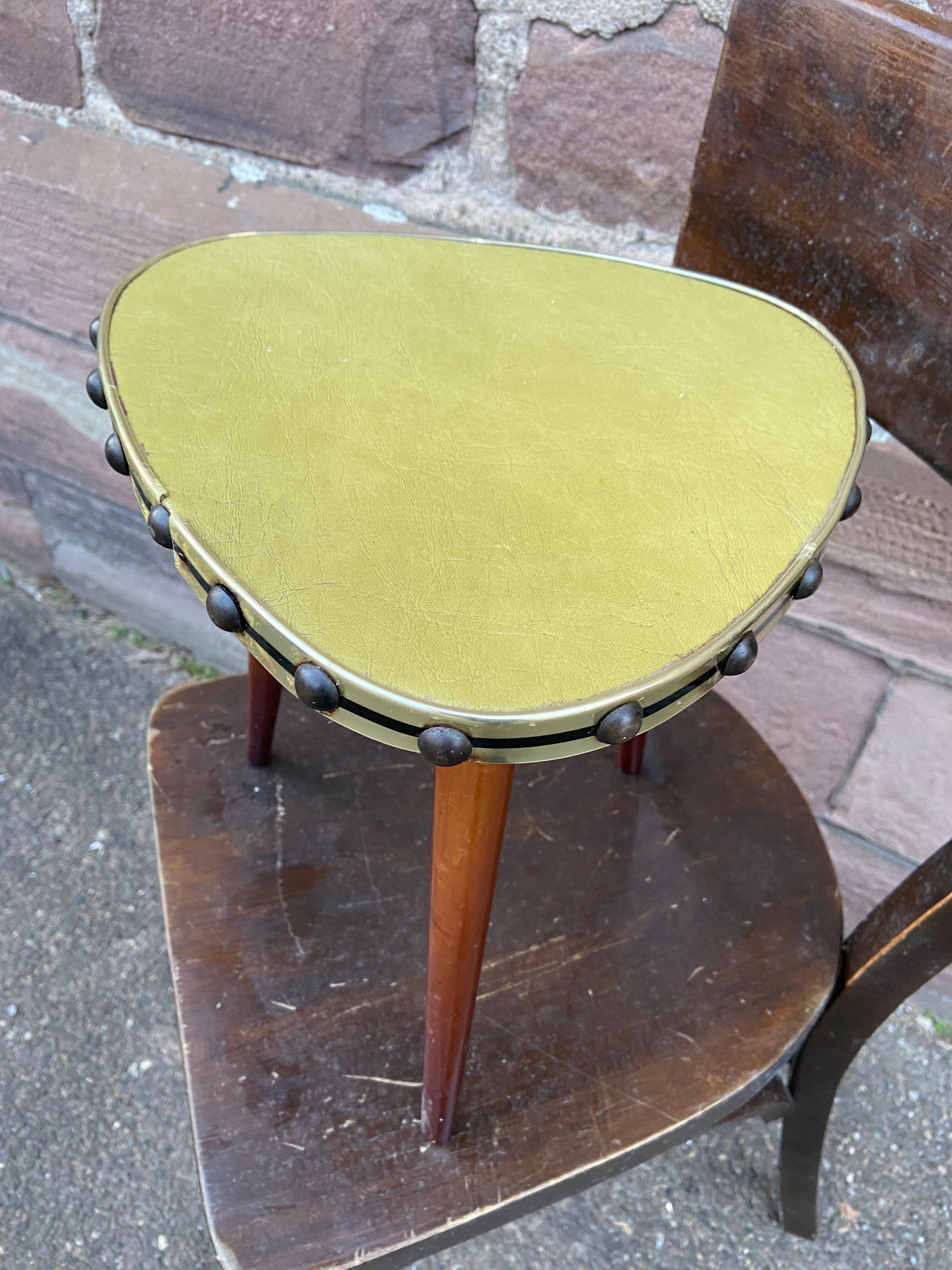coffee table door plant mid-century vintage cocktail 1960