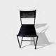 Set of 5 "Spaghetti" chairs by Giandomenico Belotti for Alias.