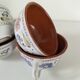 Glazed earthenware cups