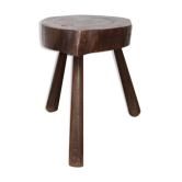 Tabouret brutaliste vintage