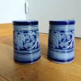 Mug cup in Alsace Betschdorf sandstone signed Krumeich Remmy