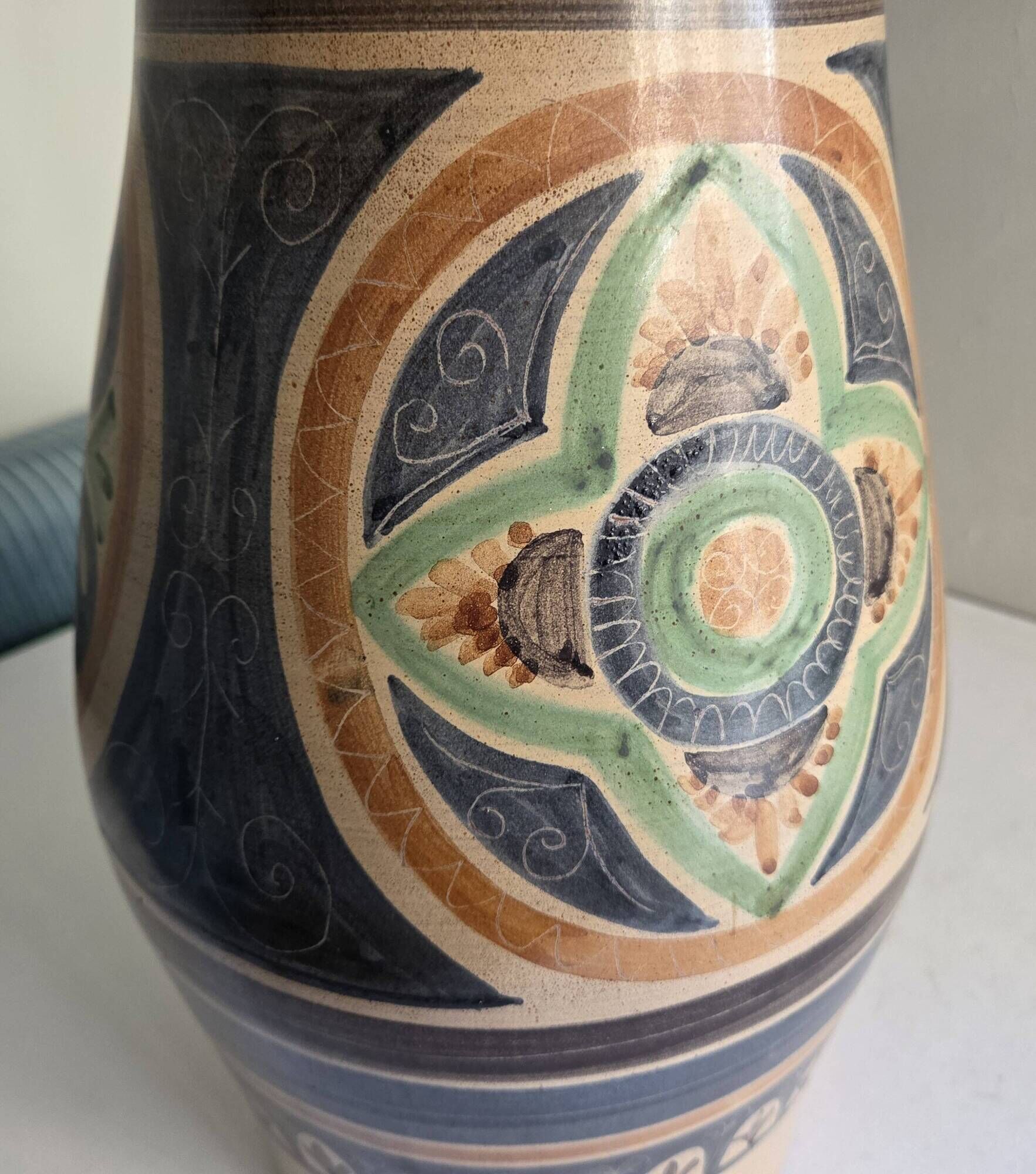 Large floor vase XXL Jean de Lespinasse Vallauris 209 (67cm)