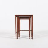 Swedish nesting side tables by Nordiska Kompaniet, 1950