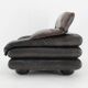 Fauteuil réglable Letaher Brutalist Wiener Werkstätte des années 1970