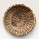 Round wicker basket, ⌀ 29 cm