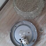 Molded glass ceiling light