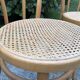 4 chaises bistrot vintage cannées