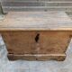 Rustic solid oak storage chest