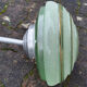 Suspension one arm, aluminum and opaline, 50s