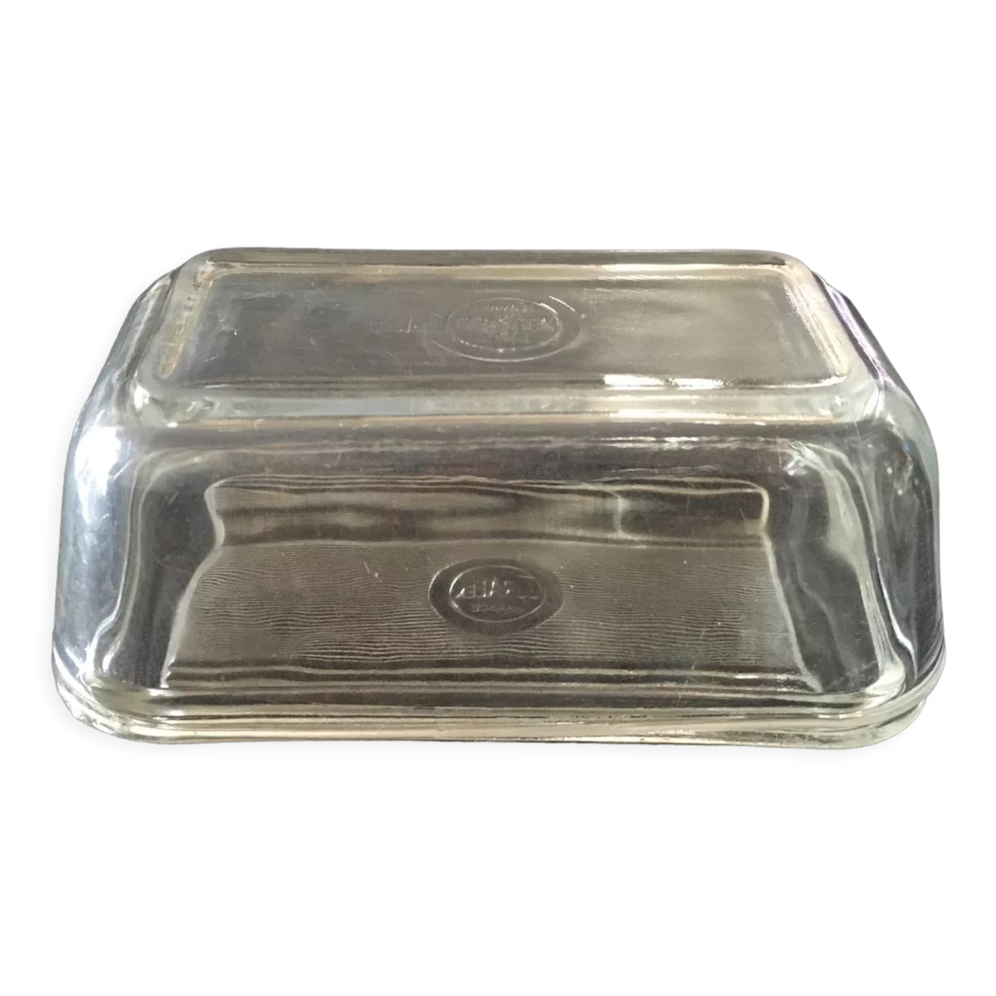 Duralex butter dish