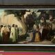 A. De Cramer. Large painting. "Biblical scene"