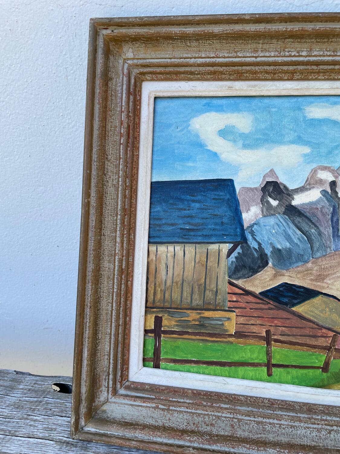 Tableau paysage montagne
