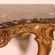 Console d'époque Louis XV En Bois Doré