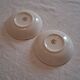 2 bowls/bread plates from Moulin des Loups model "Carmen" in