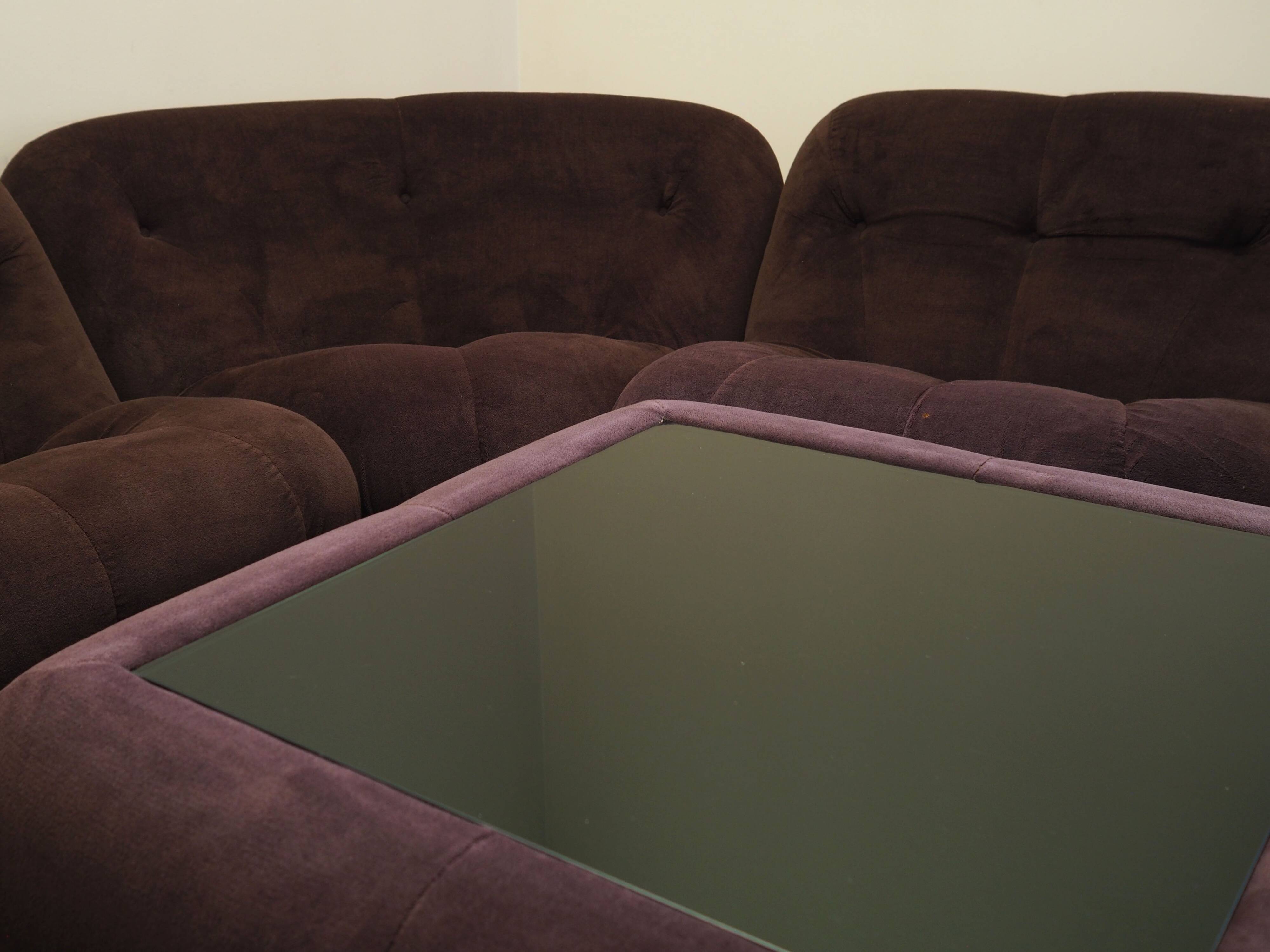 Living room set, Italian design,  Rino Maturi, Mimo Padova