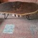 Table basse brutaliste en palissandre de Madagascar