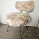 Fauteuil moumoute Pelfran vintage