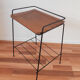 Vinyl door table, electrophone holder, magazine holder, 50s