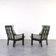 Mid-Century Danish Lounge Chairs and Coffe Table, 1970s.